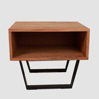 Acacia Wood Bedside Table