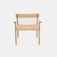 Amond Teak Wood Loom Lounge Chair