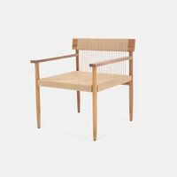 Amond Teak Wood Loom Lounge Chair