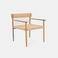 Amond Teak Wood Loom Lounge Chair