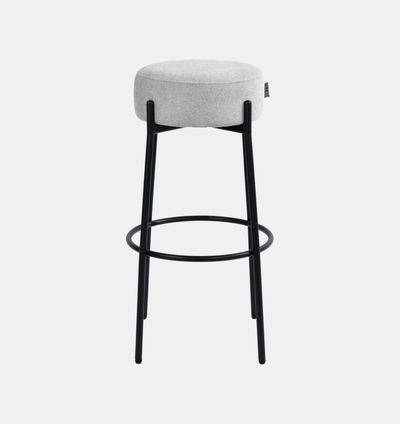 Archie Fabric Steel Bar Stool