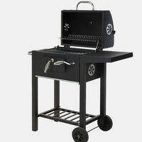 Charcoal Matt Wheeled Bbq