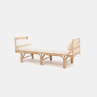 Charmella Rattan Polished Daybed