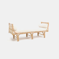 Charmella Rattan Polished Daybed