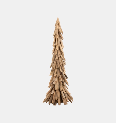 Layered Wood Rods Tree Figurine