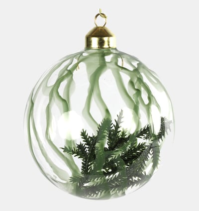 Minoa Glass Pine Ball