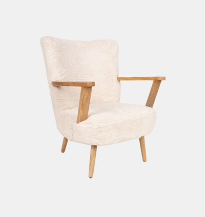 Shaggy Mango Wood Arm Chair