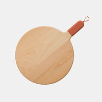 Sora Round Wooden Pizza Board