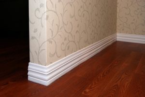 Baseboard Style Sculpted Mid Height