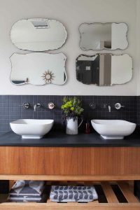 bathroom mirror frame ideas