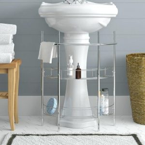pedestal sink no storage