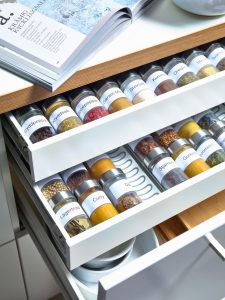 pull out spice rack design ideas